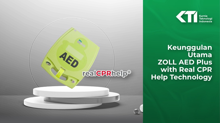 Keunggulan Utama ZOLL AED Plus with Real CPR Help Technology