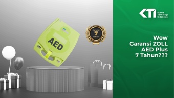 Garansi ZOLL AED Plus selama 5 Tahun
