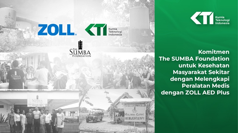 Peduli Kesehatan Masyarakat, The SUMBA Foundation Beli ZOLL AED Plus