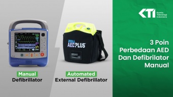 3 Poin Perbedaan AED Dan Defibrilator Manual  